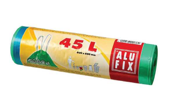 ALUFIX pytle zat. 45l/20ks, 14my,zelené, 60x60cm    MSZH45UNI