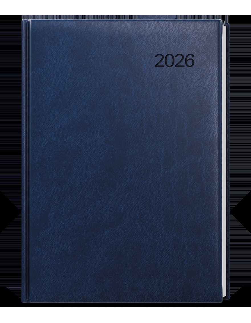 *B26  BDA6-1-26  Denní diář - Adam - Vivella - B6 - modrá