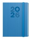 *B26  BDD23-1-26  Denní diář - David - Vigo - A5 - modrá , modrá gumička