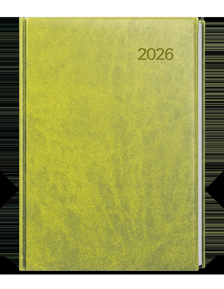 *B26  BDD6-5-26  Denní diář - David - Vivella - A5 - zelená