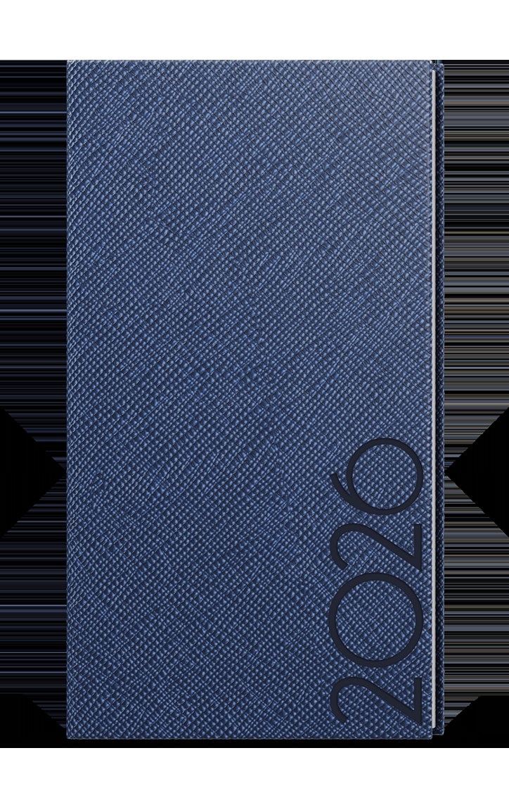 *B26  BTJ13-1-26  Týdenní diář - Jakub - Tora - kapesní - modrá