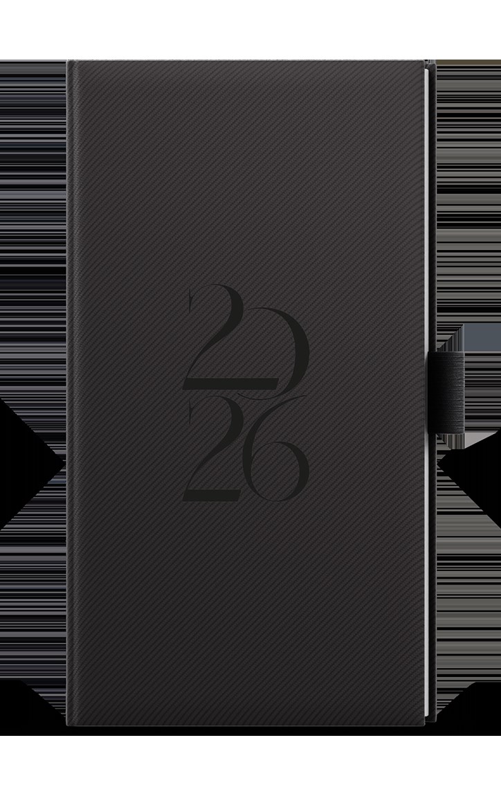 *B26  BTJ19-2-26  Týdenní diář - Jakub - Deny - kapesní - černá