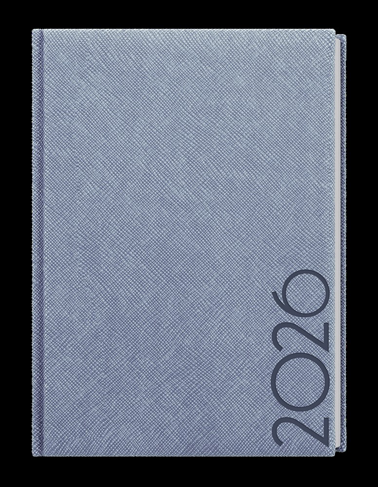 *B26  BTO13-19-26  Týdenní diář - Oskar - Tora  - A5 - modrošedá