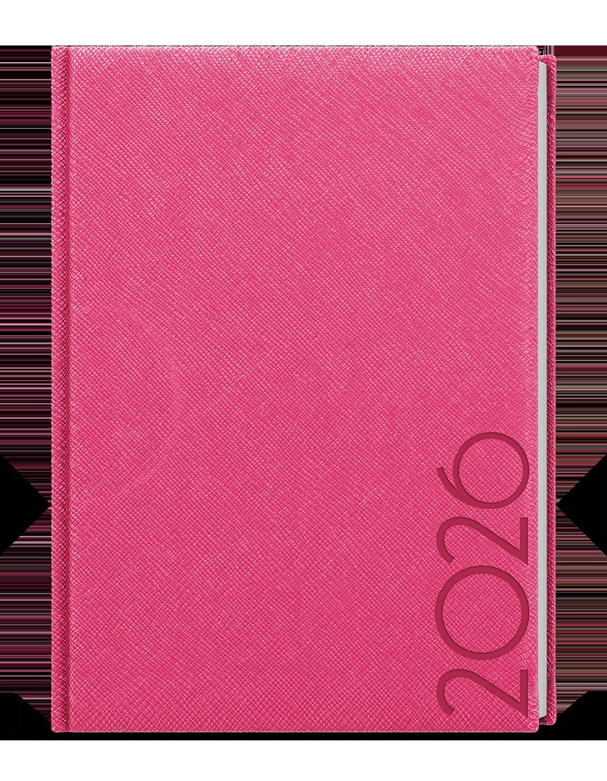 *B26  BTO13-51-26  Týdenní diář - Oskar - Tora  - A5 - růžová