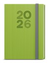 *B26  BTO23-5-26  Týdenní diář - Oskar - Vigo - A5 - zelená , šedá gumička