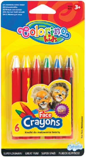 Barvy na obličej / 6ks Colorino  R32629PTR  