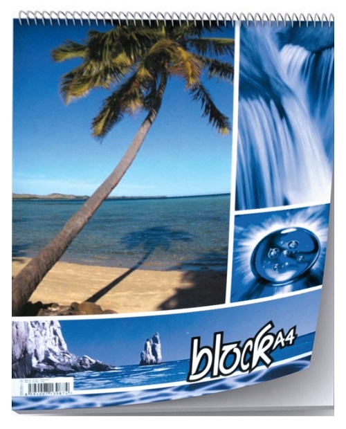 Blok A5 čistý spirála v hlavě