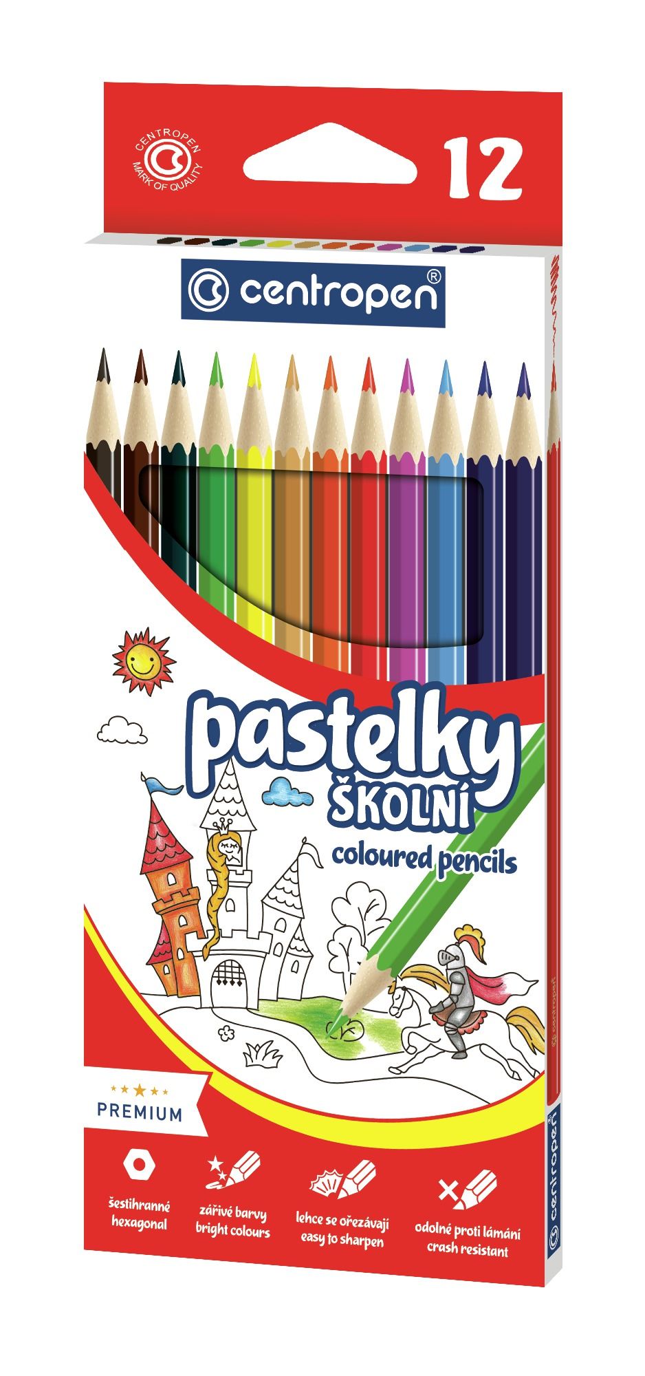 CENTROPEN Pastelky 9520/12