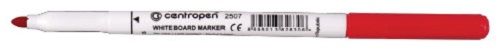 CENTROPEN Značkovač 2507 červený stíratelný 