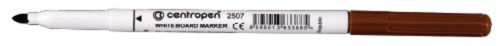 CENTROPEN Značkovač 2507 hnědý stíratelný 