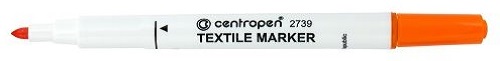 CENTROPEN popisovač 2739 na textil oranžový