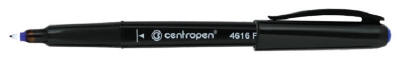 CENTROPEN popisovač 4616(2616) CD/DVD modrý perman. liner