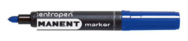 CENTROPEN značkovač 8566 modrý permanent