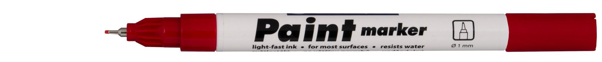 CENTROPEN značkovač 9211 červený lakový