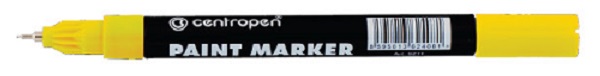 CENTROPEN značkovač 9211 žlutý lakový