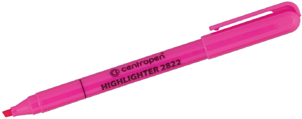 CENTROPEN zvýrazňovač 2822 růžový