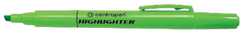 CENTROPEN zvýrazňovač 8722 zelený