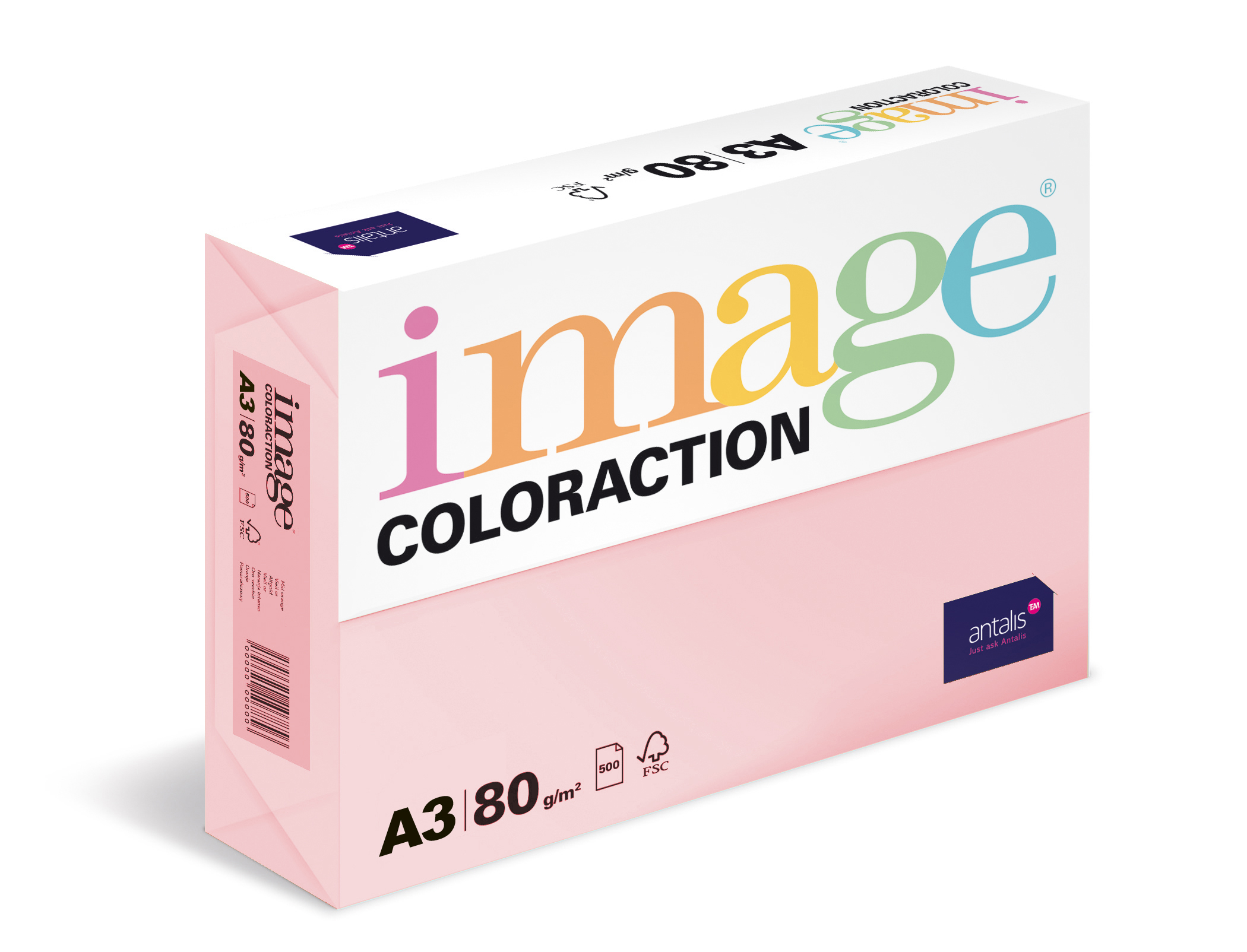 Coloraction A3  80g 74 Tropic - pastel. růžová/500 382064