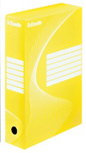 ESSELTE 128423 archivační krabice 100mm žlutá