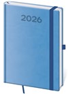 *H26  DPP422-07-26   Diář denní A5 Print Pop - světle modrá , 145x205