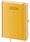 *H26  DPP422-09-26   Diář denní A5 Print Pop - žlutá , 145x205