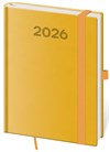 *H26  DPP423-09-26   Diář týdenní A5 Print Pop - žlutá , 145x205