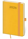 *H26  DPP436-09-26   Diář týdenní kapesní Print Pop - žlutá , 90x140