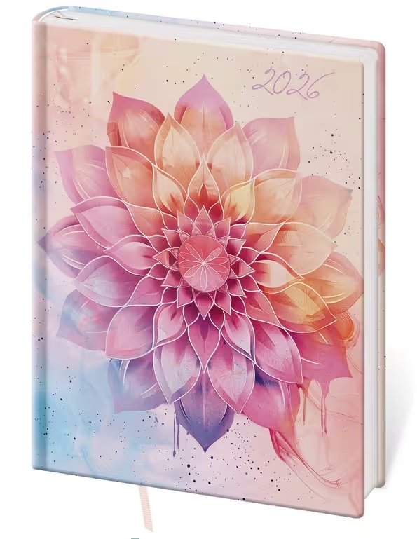 *H26  DV422-39-26   Diář denní A5 Vario Lyra - Aura , 145x205