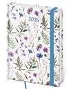 *H26  DV423-19-26   Diář týdenní A5 Vario - Wildflowers s gumičkou , 145x205
