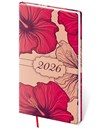 *H26  DV426-36-26   Diář týdenní kapesní Vario Lyra - Hibiscus , 80x150