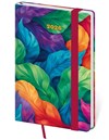 *H26  DV436-27-26   Diář týdenní kapesní Vario - Tropical s gumičkou , 90x140