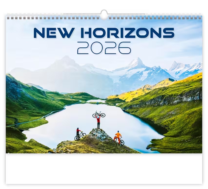 *H26  N135-26  nástěnný kalendář  New Horizons   NEW , 450x315(70)
