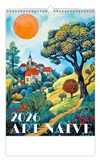 *H26  N150-26  nástěnný kalendář  Art Naive  , 315x450(70)