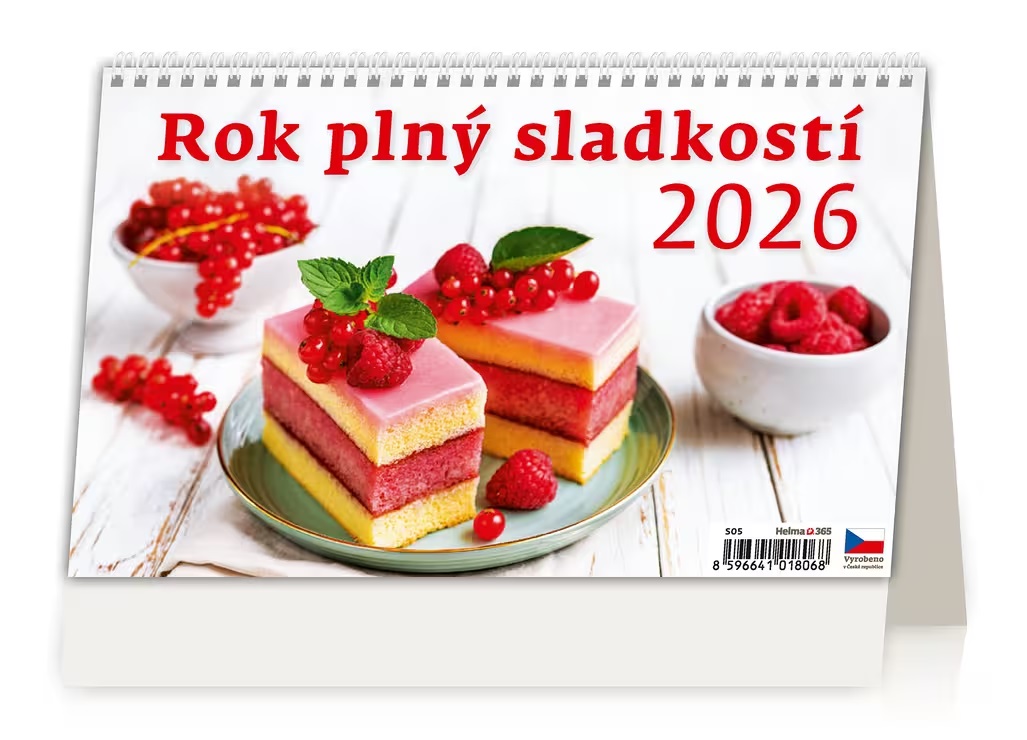 *H26  S05-26  stolní  Rok plný sladkostí , 226x139(30)