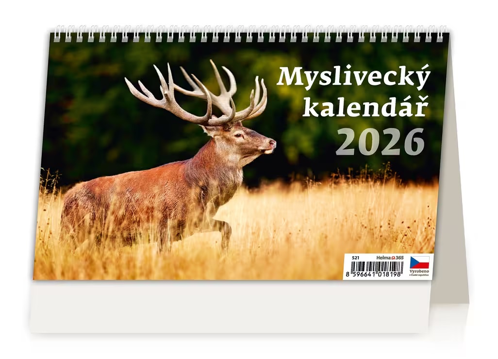 *H26  S21-26  stolní  Myslivecký kalendář , 226x139(30)