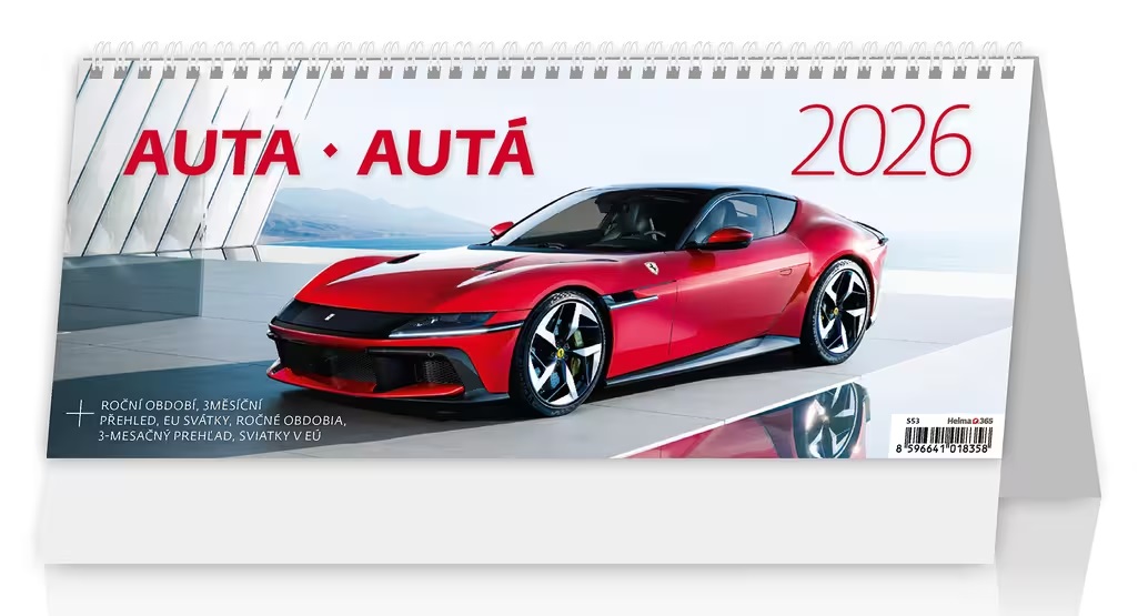 *H26  S53-26  stolní  Auta/Autá  , 321x134(35)
