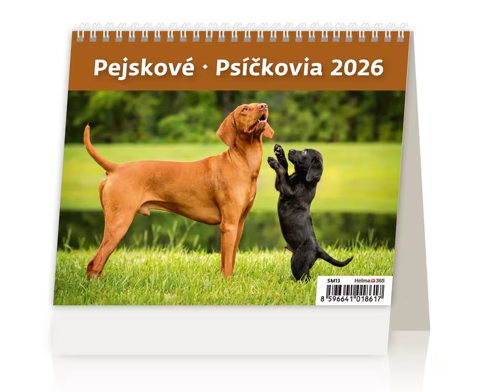 *H26  SM13-26  stolní  MiniMax Pejskové/Psíčkovia , 171x139(25)