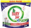 Jar FAIRY  ALL in ONE Profesional - kapsle do myčky 115 ks  