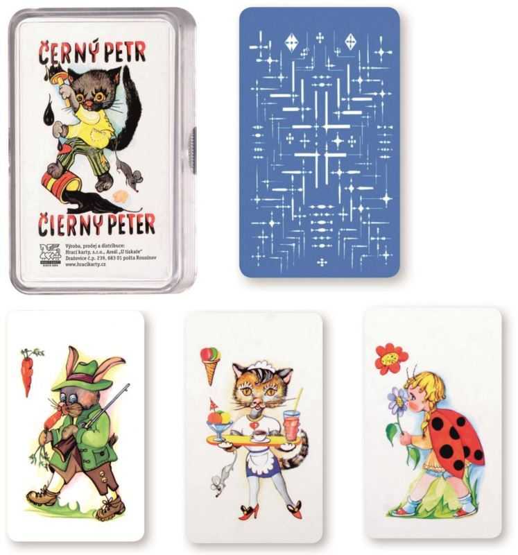 Karty hrací  ČERNÝ PETR  1624 - KOCOUR  PL
