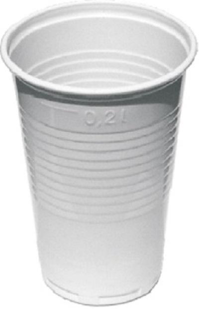 Kelímek 0,2l/100ks bílý  PP     73202