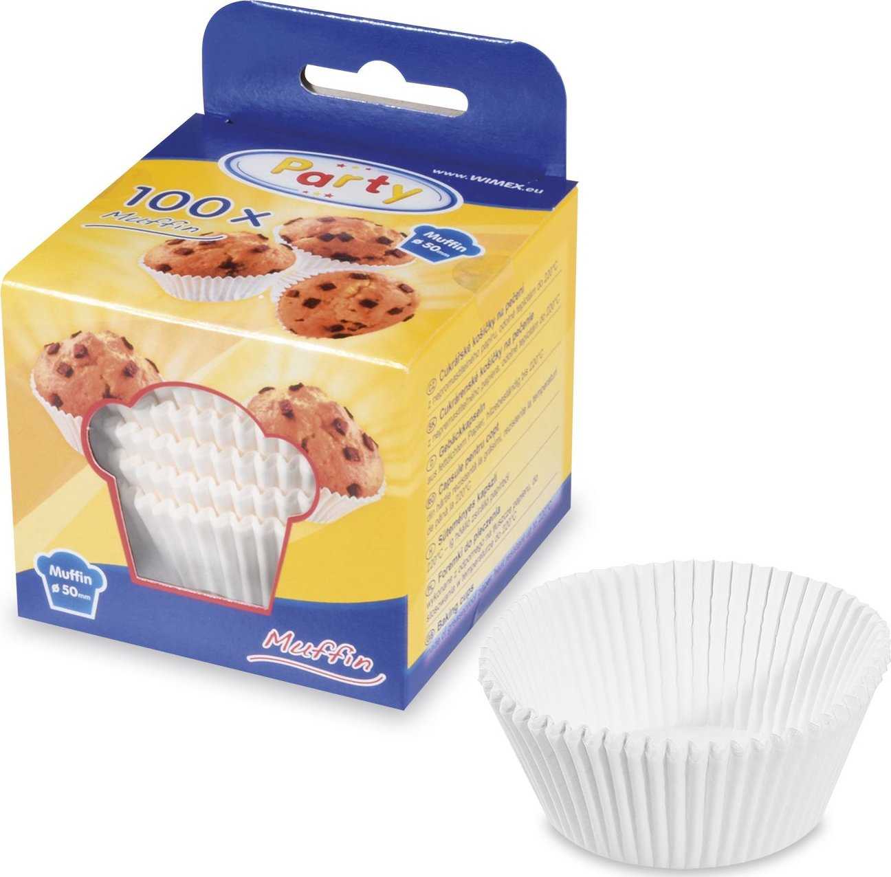 Košíčky na pečení pr.24mmx19/200ks bílé    65525