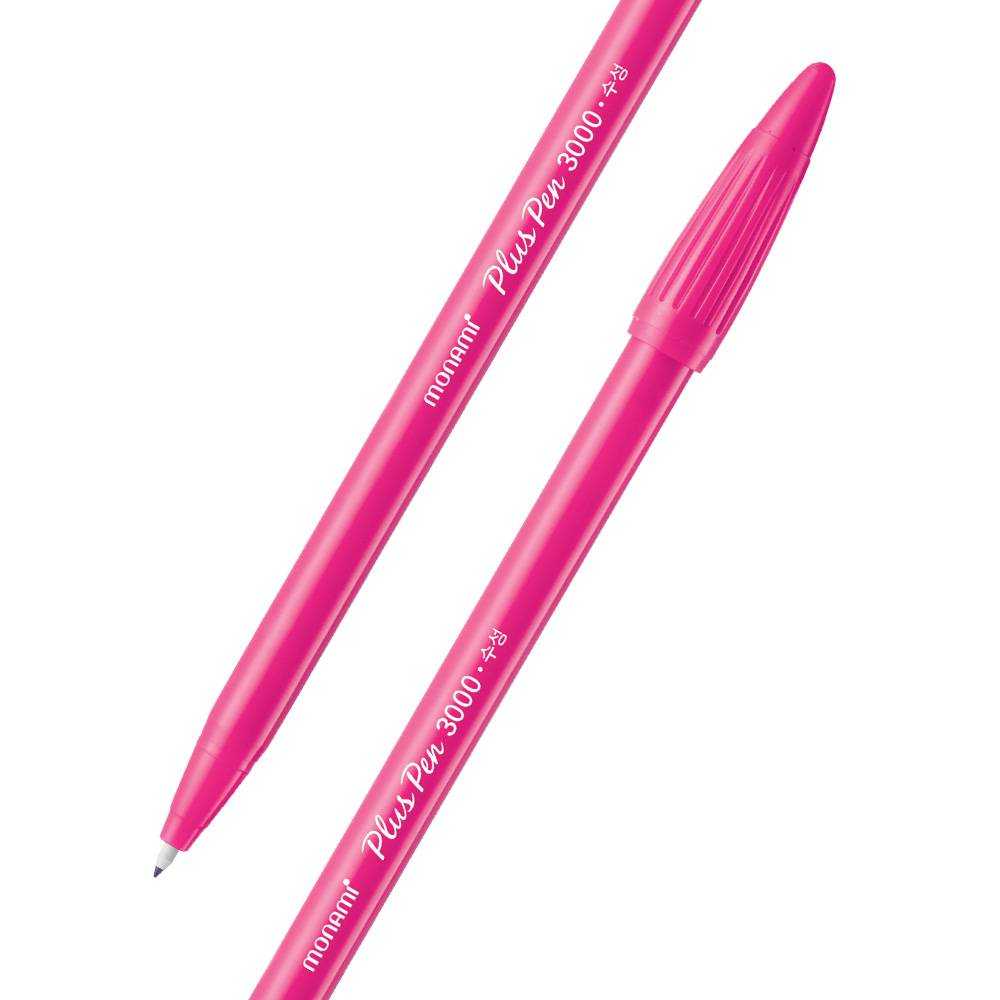 MONAMI Popisovač  Plus Pen 3000 FLUO PINK