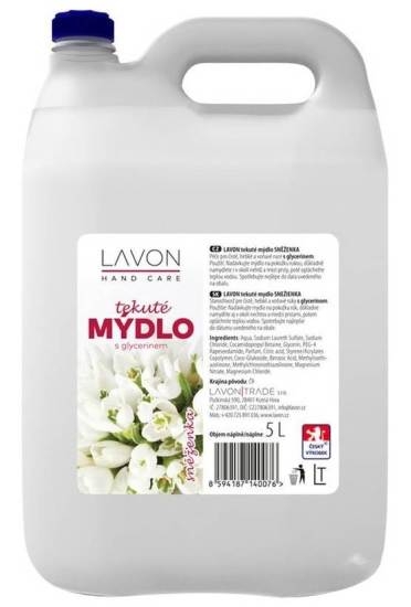 Mýdlo tekuté 5l Lavon bílé
