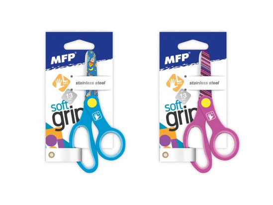 Nůžky 13,5cm, potištěné E17 pro leváky 5010125