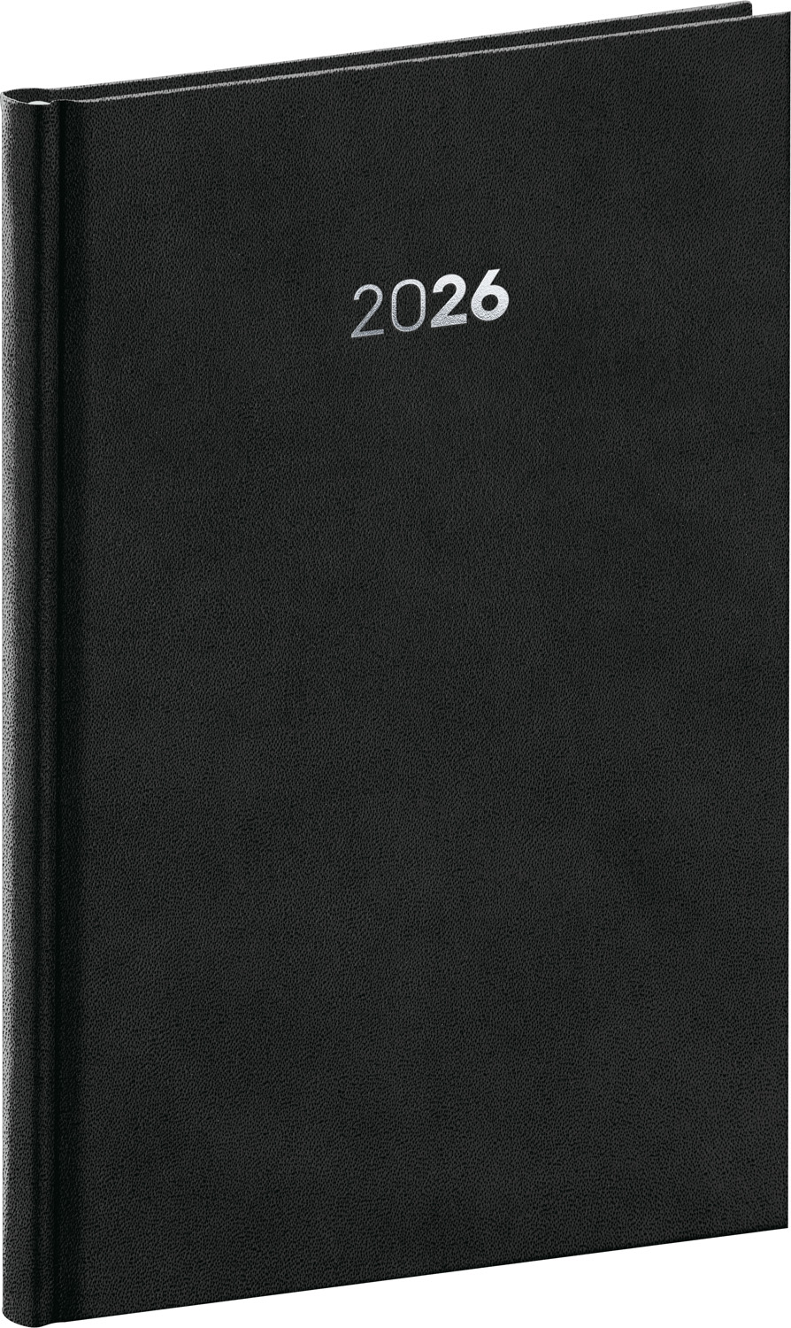 *P26  PGD-TA5BA-6120  NOTIQUE Týdenní diář Balakon 2026, černý, 15 x 21 cm