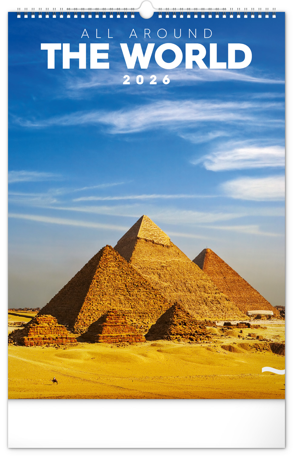 *P26  PGN-35512-L  NOTIQUE Nástěnný kalendář Světové monumenty 2026, 33 x 46 cm