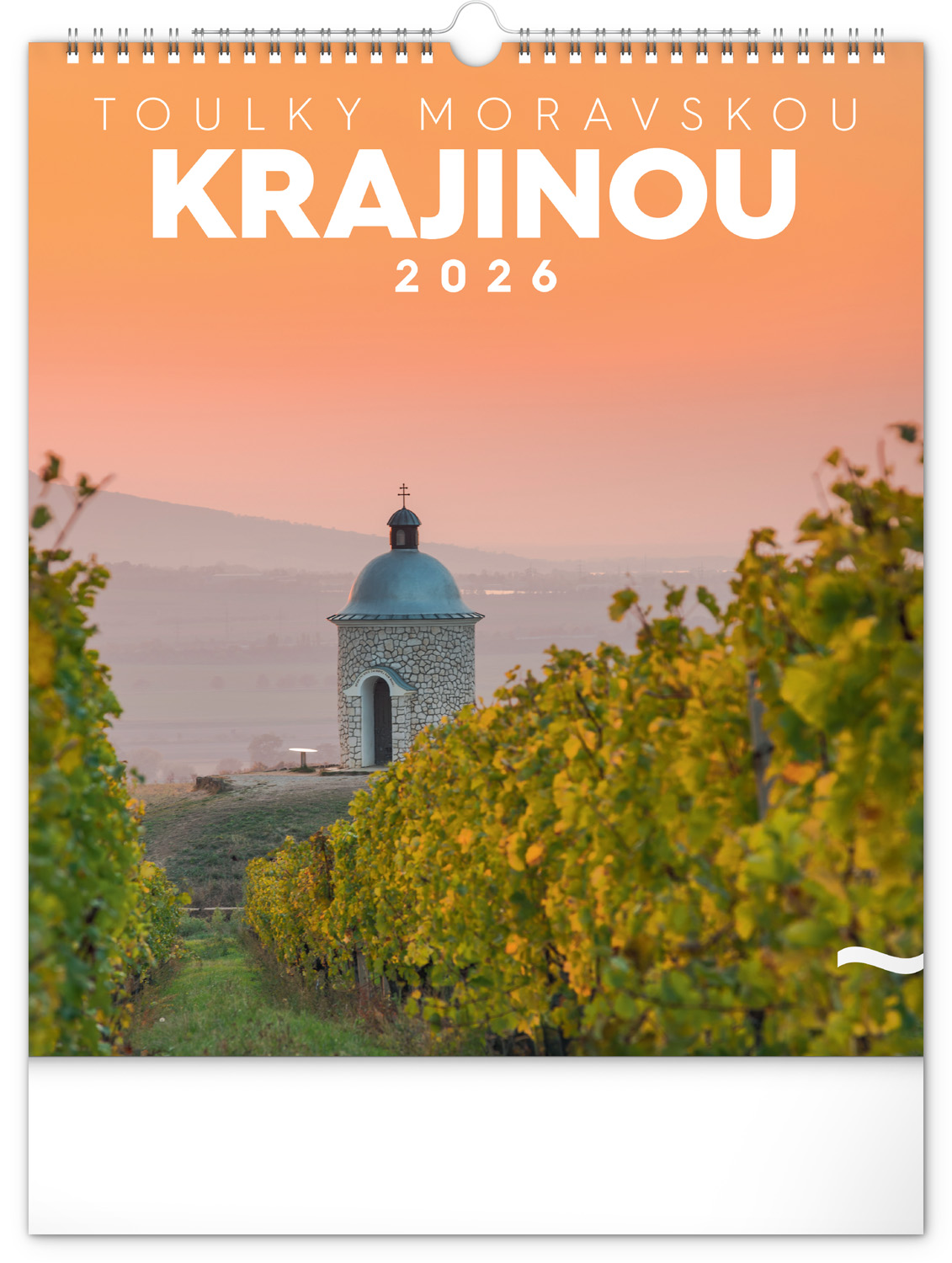 *P26  PGN-35745-L  NOTIQUE Nástěnný kalendář Toulky moravskou krajinou 2026, 30 x 34 cm