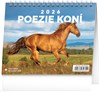 *P26  PGS-35339  NOTIQUE Stolní kalendář Poezie koní 2026, 16,5 x 13 cm