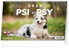 *P26  PGS-35347  NOTIQUE Stolní kalendář Psi – Psy CZ/SK 2026, 23,1 x 14,5 cm