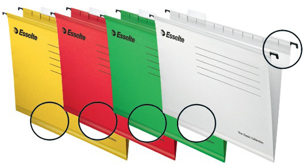 PENDAFLEX závěsné desky zelené 330mm 90318